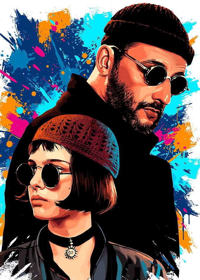 Léon: The Professional Illustration