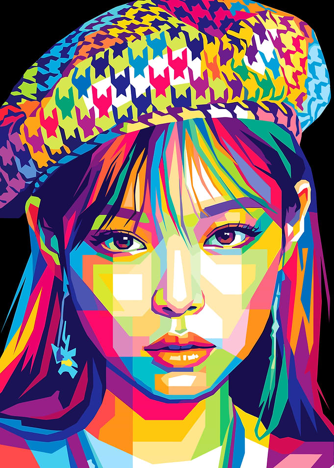 lisa black pink wpap pop srt