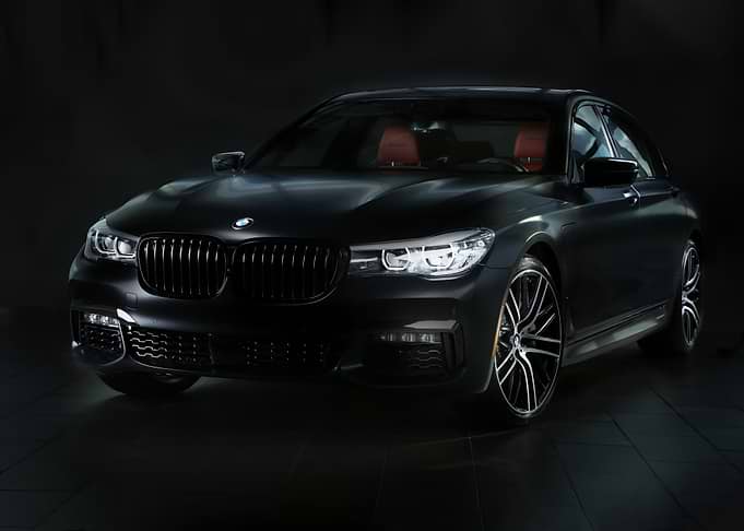 Sleek Black BMW Sedan