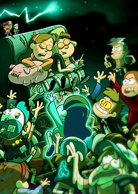 Gravity Falls Cartoon Scene