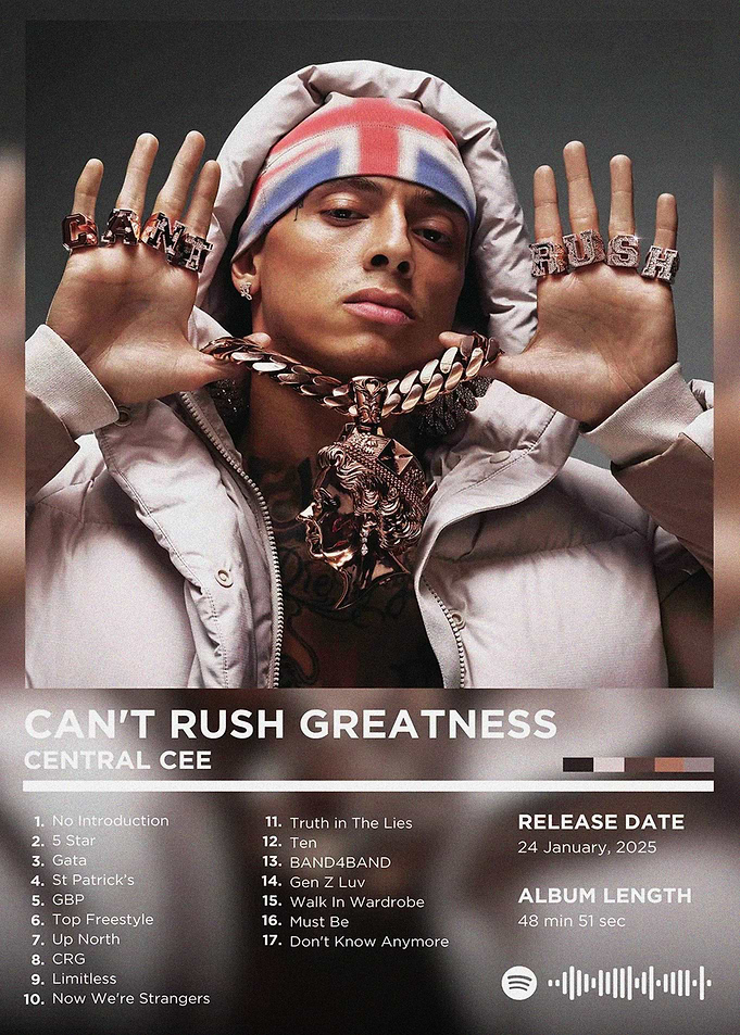 Central Cee - Can't Rush Greatness