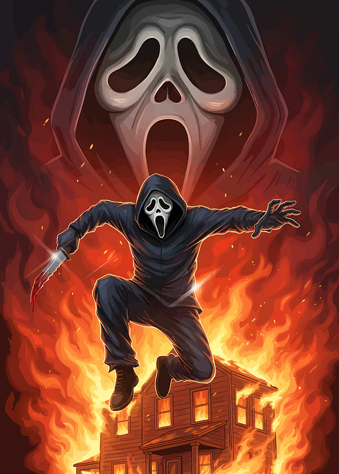 Ghostface in Flames