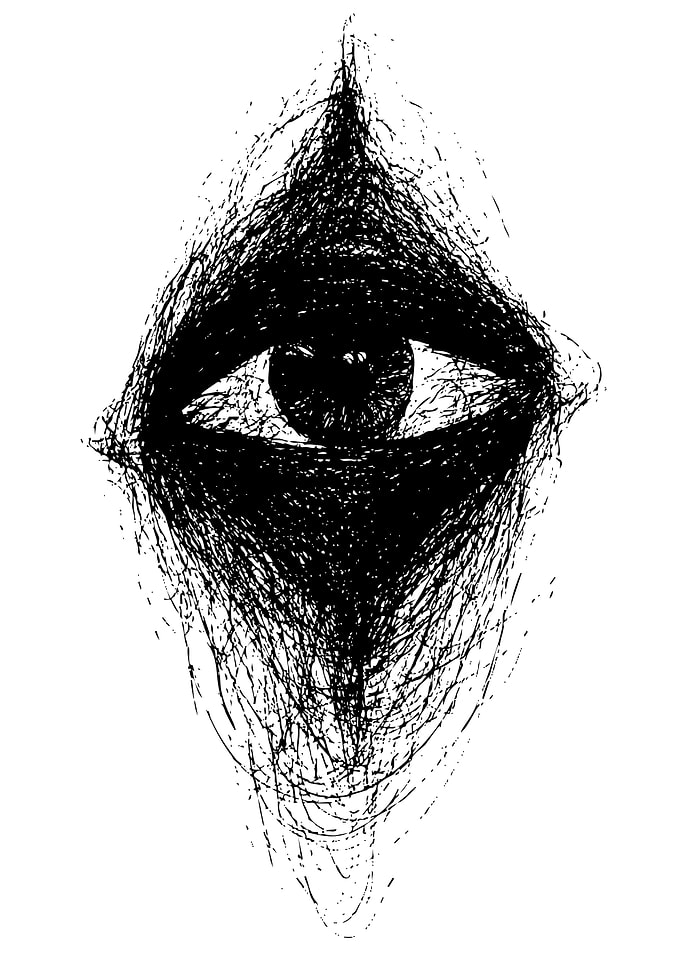 Abstract Eye Drawing