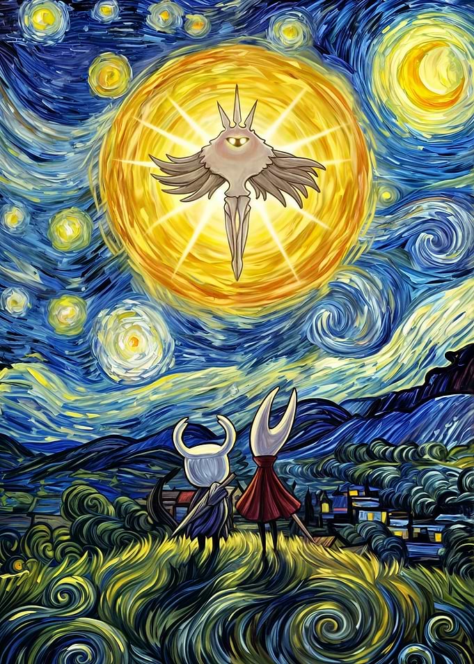 Starry Night Hollow Knight
