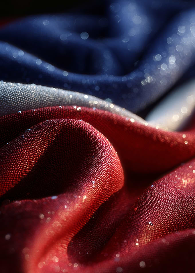 Red, White, and Blue Fabric