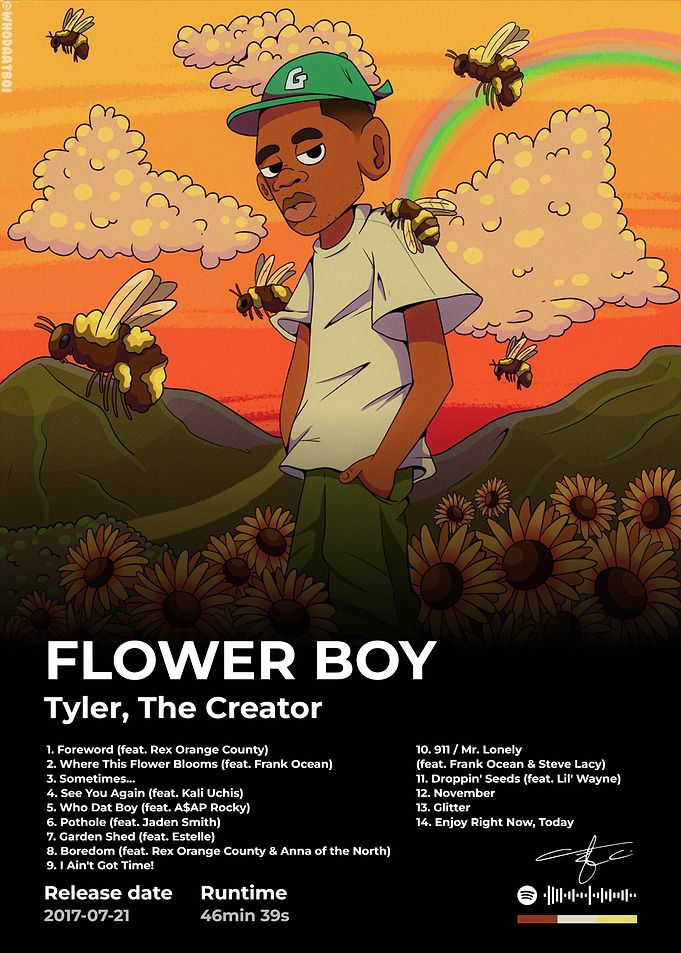 Flower Boy Album Cover Art