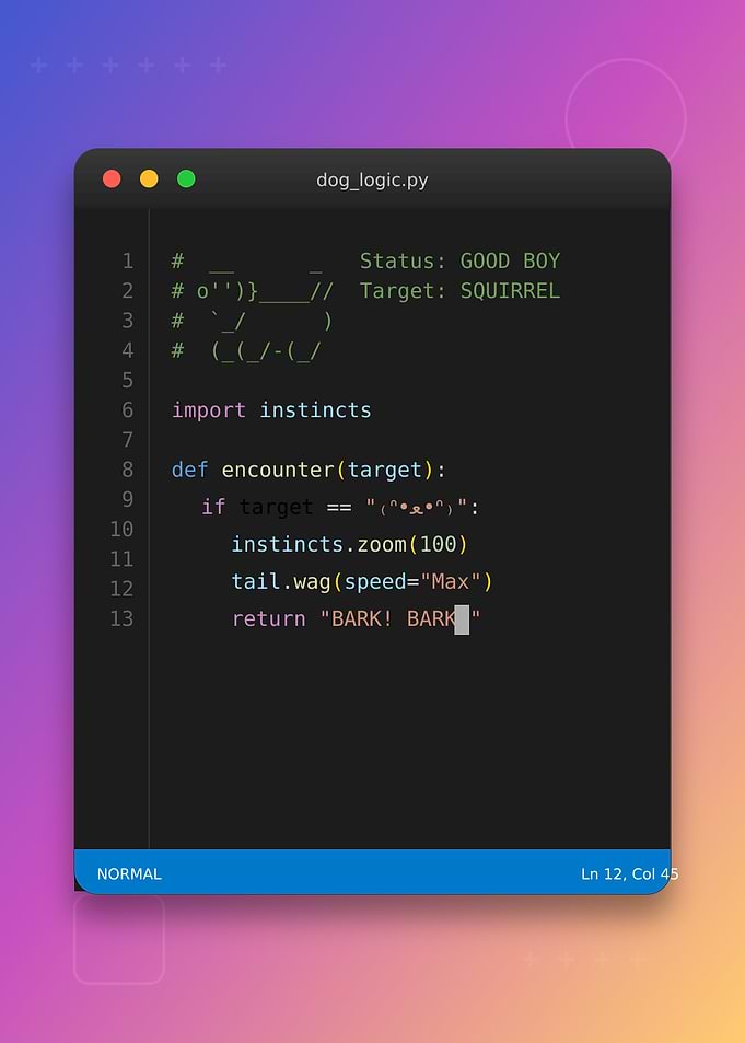 Dog Logic Python Code