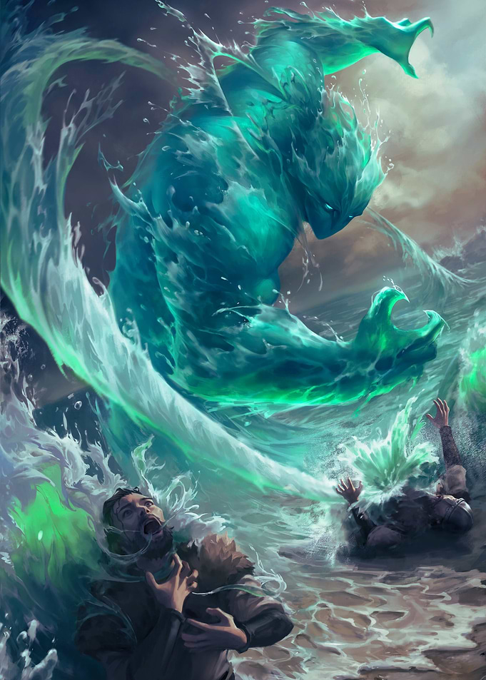 Water Elemental Attack