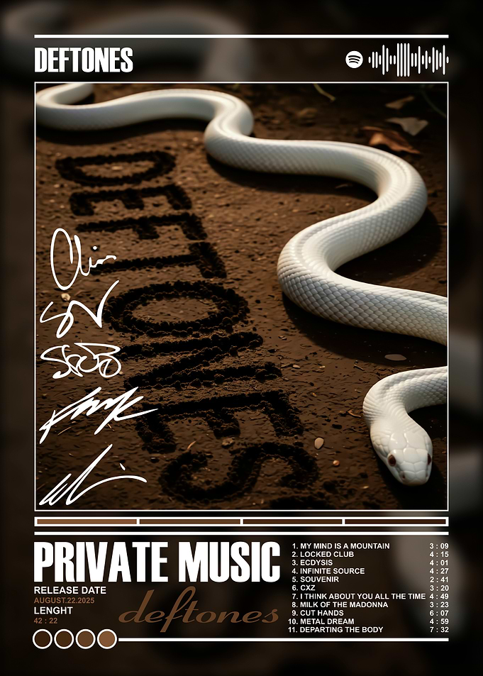 Deftones Private Music Album Cover