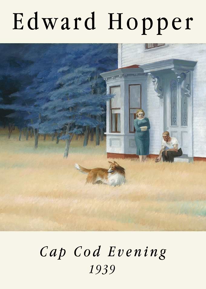 Cap Cod Evening by Edward Hopper