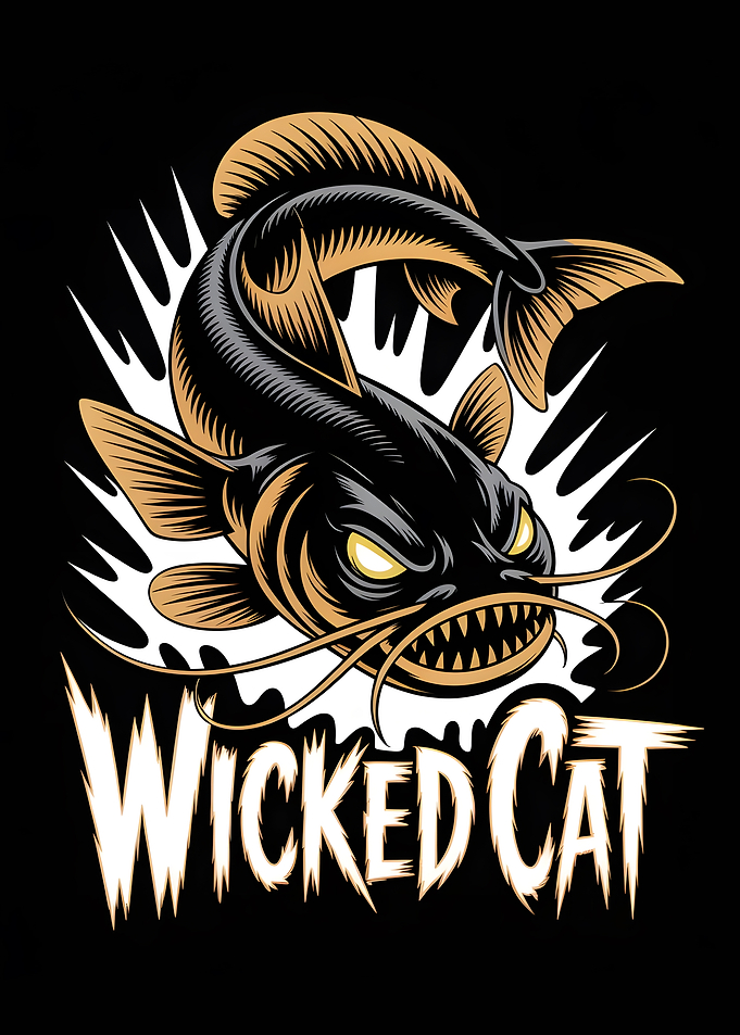 Wicked Catfish Illustration