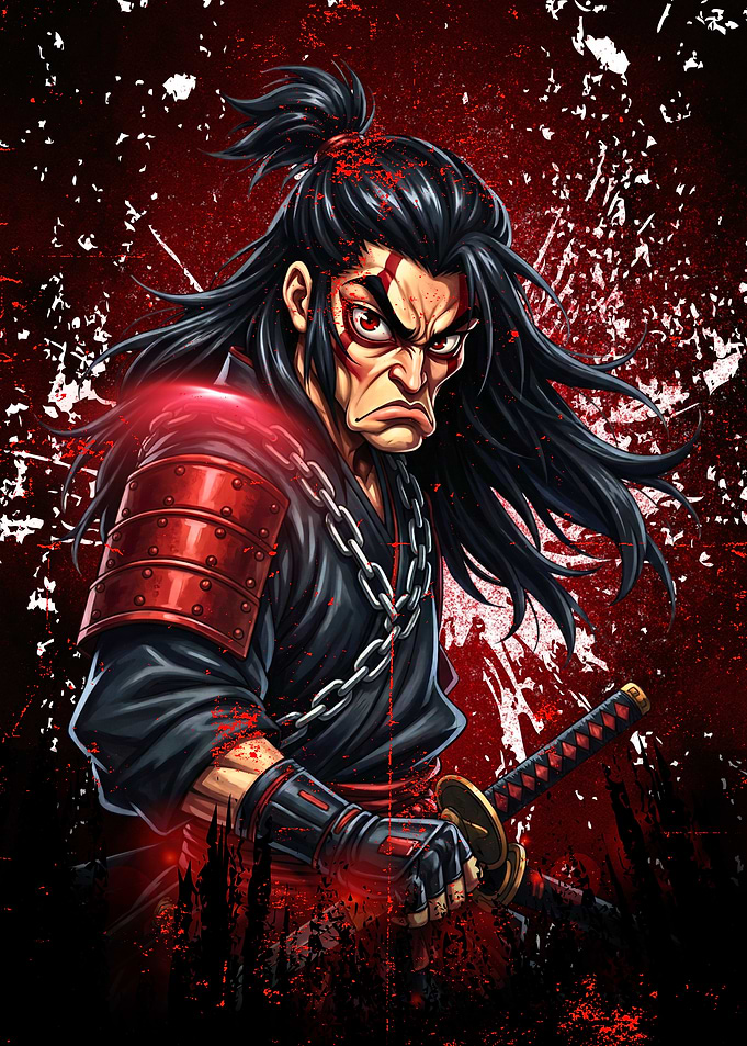 Samurai Warrior with Sword
