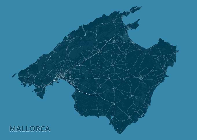 Mallorca Island Map