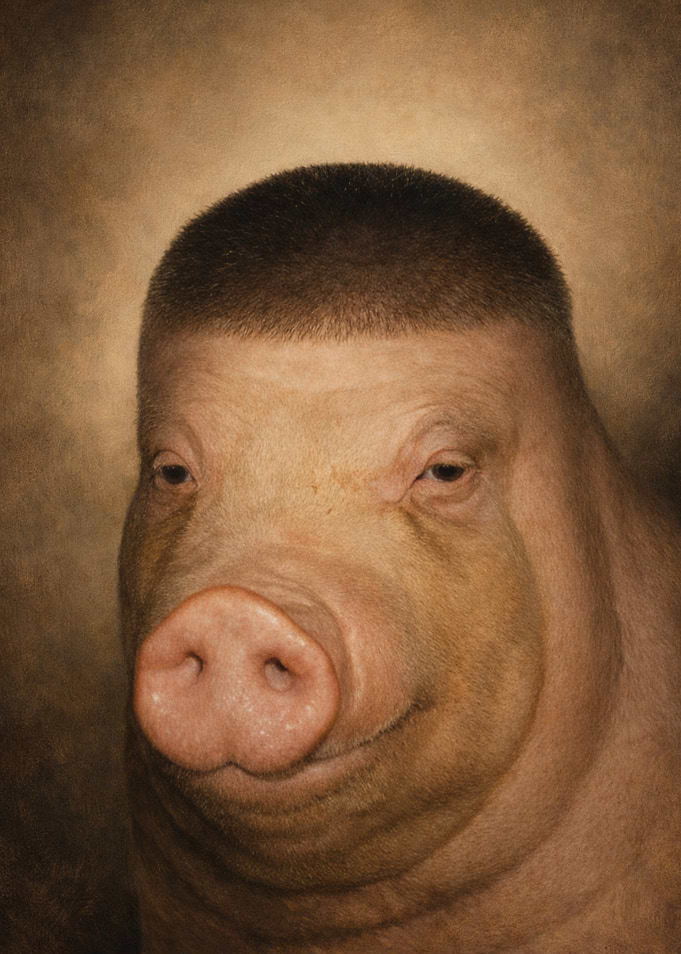 Fade Pig, Buzz Cut Pig, Pigger, or you name it