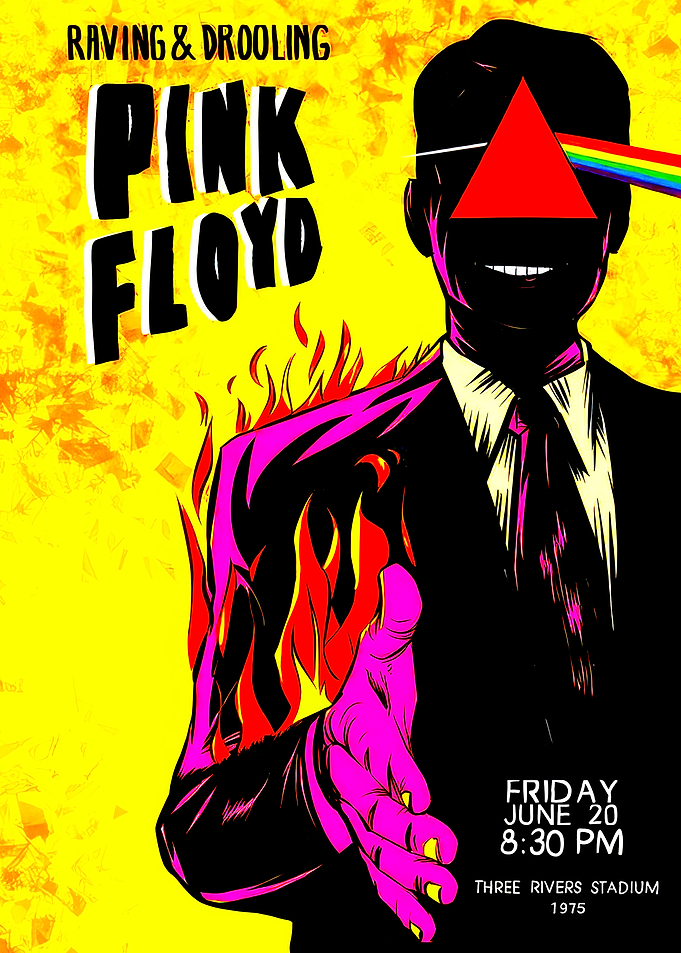 Pink Floyd Concert Poster Art