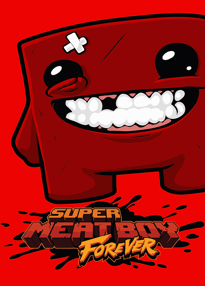 Super Meat Boy Forever Game Art