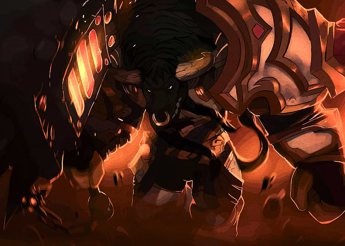 Powerful Minotaur Warrior