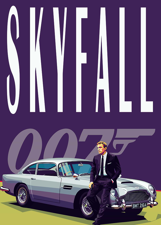 Skyfall James Bond Poster Art