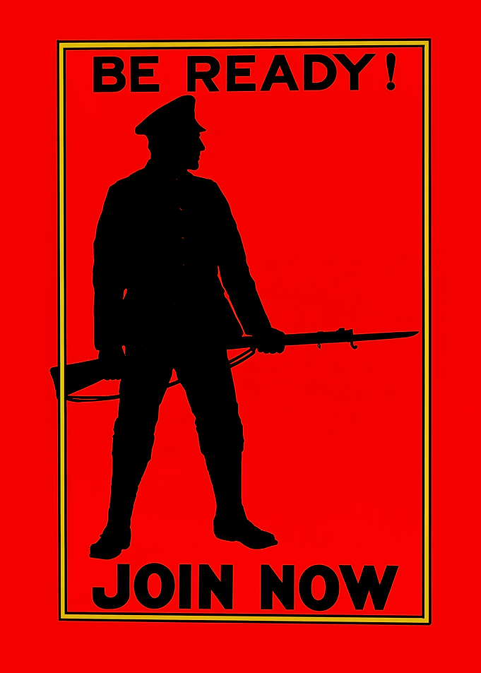 Vintage Military Recruitment Poster