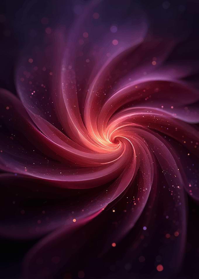Abstract Swirl of Light and Color