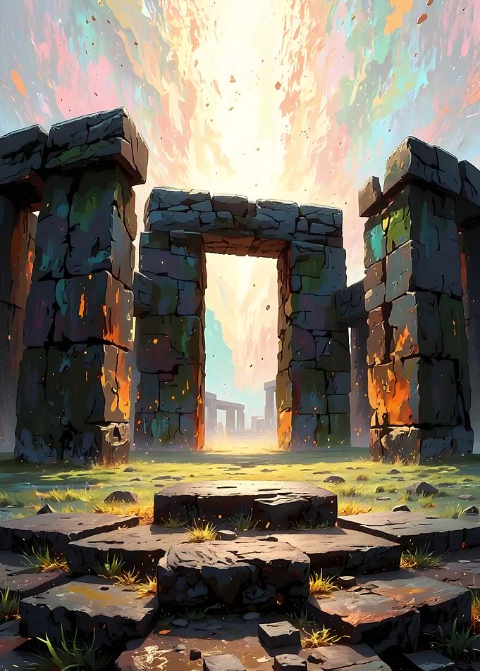Stonehenge Digital Art
