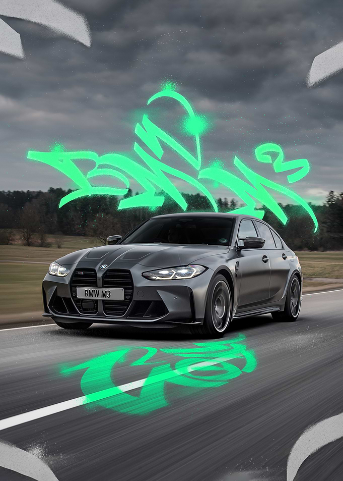 BMW M3 on the Road