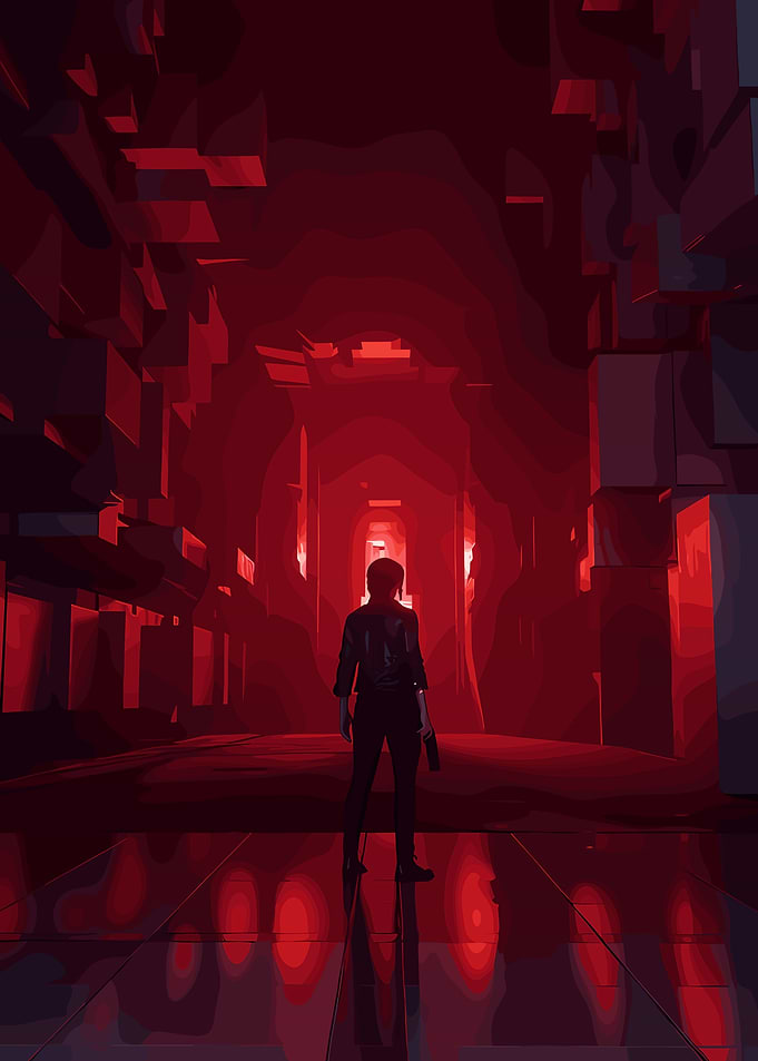 Control Game Jesse Faden Red Hallway