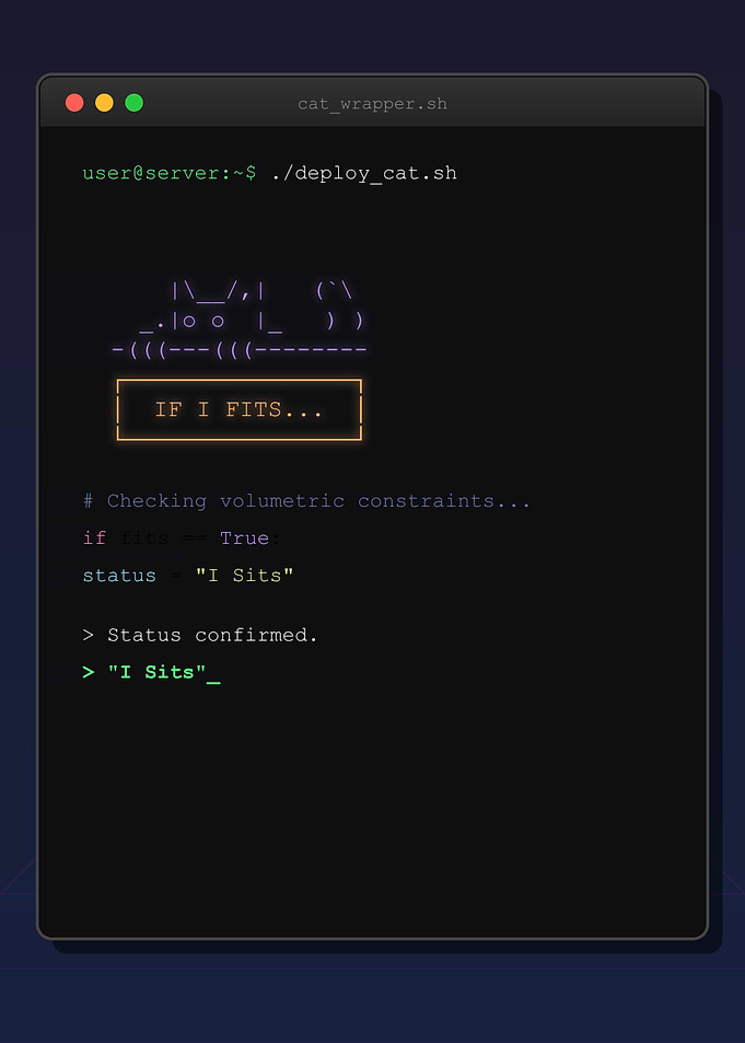 If I Fits Cat Code