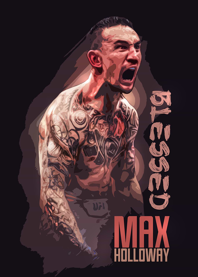 Max Holloway Portrait