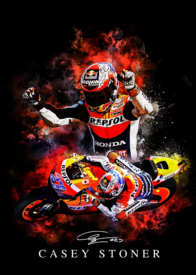 Casey Stoner Motorcycle Racing