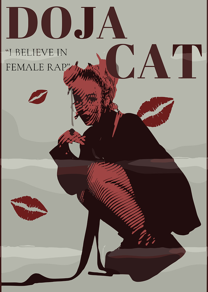 Doja Cat Female Rap Art