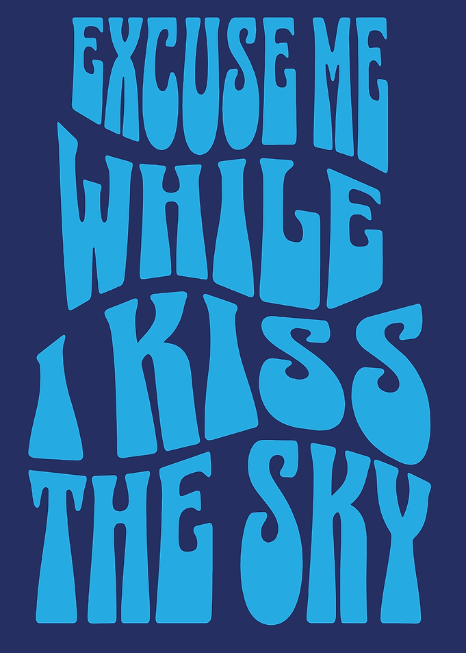 Excuse Me While I Kiss The Sky