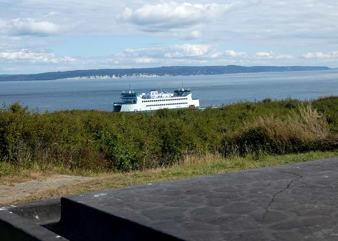Ferry on the water