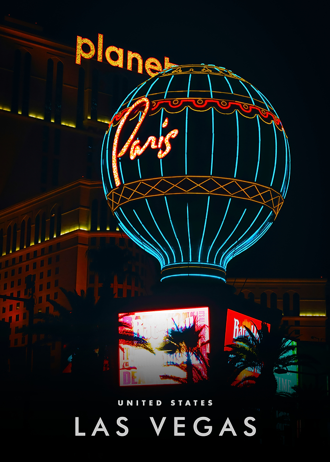Paris Las Vegas at Night