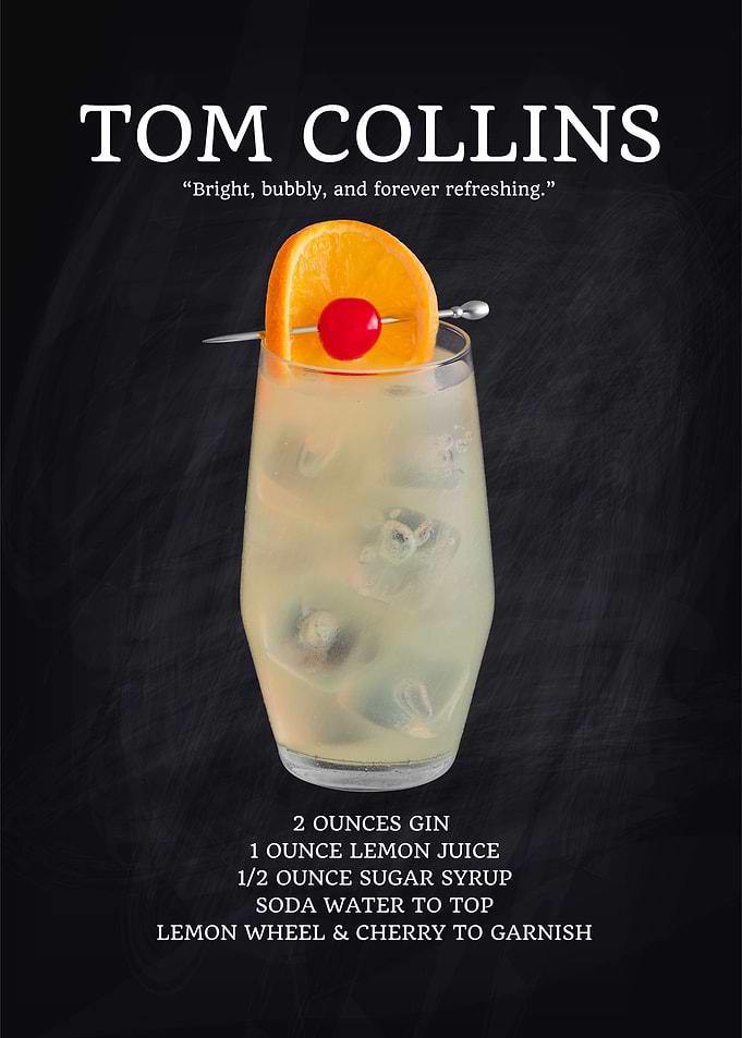 Tom Collins Cocktail Recipe