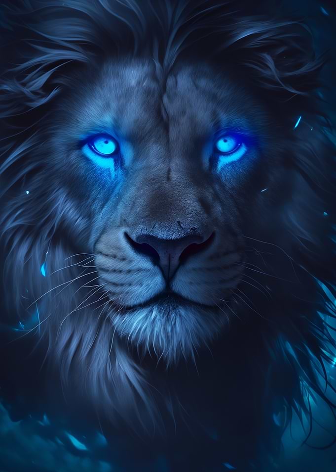 Dark Wood Collection: Lion