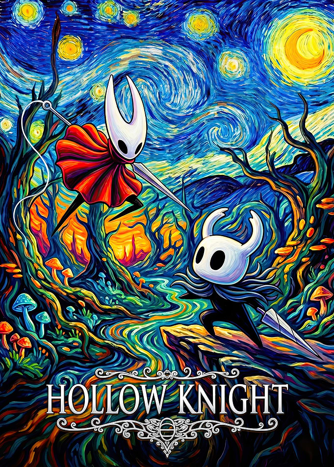 Hollow Knight Starry Night