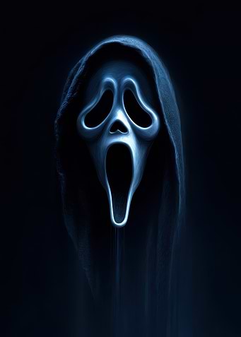 Ghostface Mask in Blue