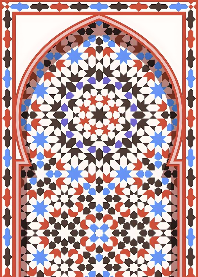 Moroccan Pattern style Islamic Geometric