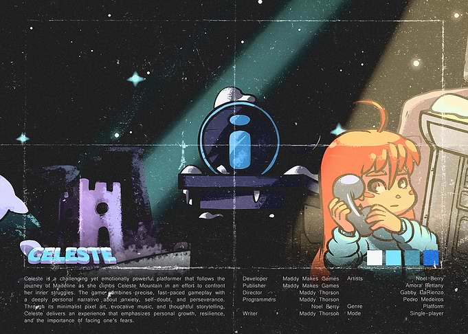 Celeste Game Poster