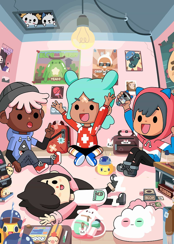 Toca Boca Room Scene