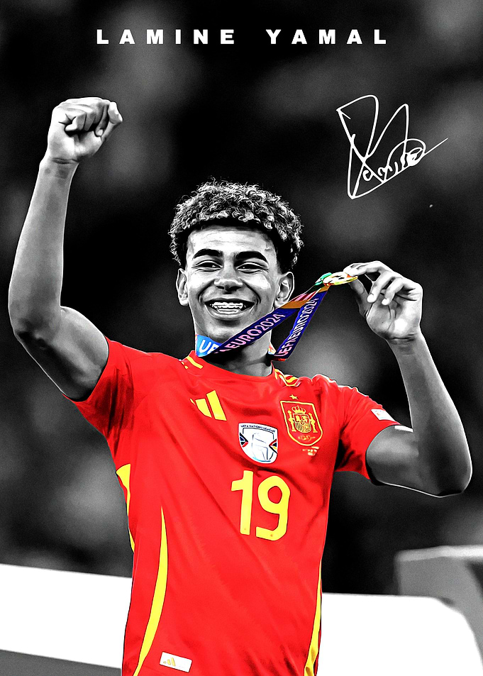 Lamine Yamal Celebration