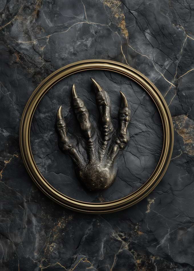 Dragon Claw Emblem on Marble