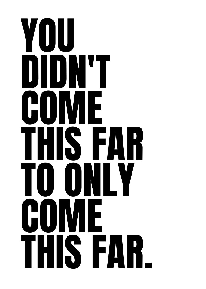 Motivational Quote: Keep Going Forward