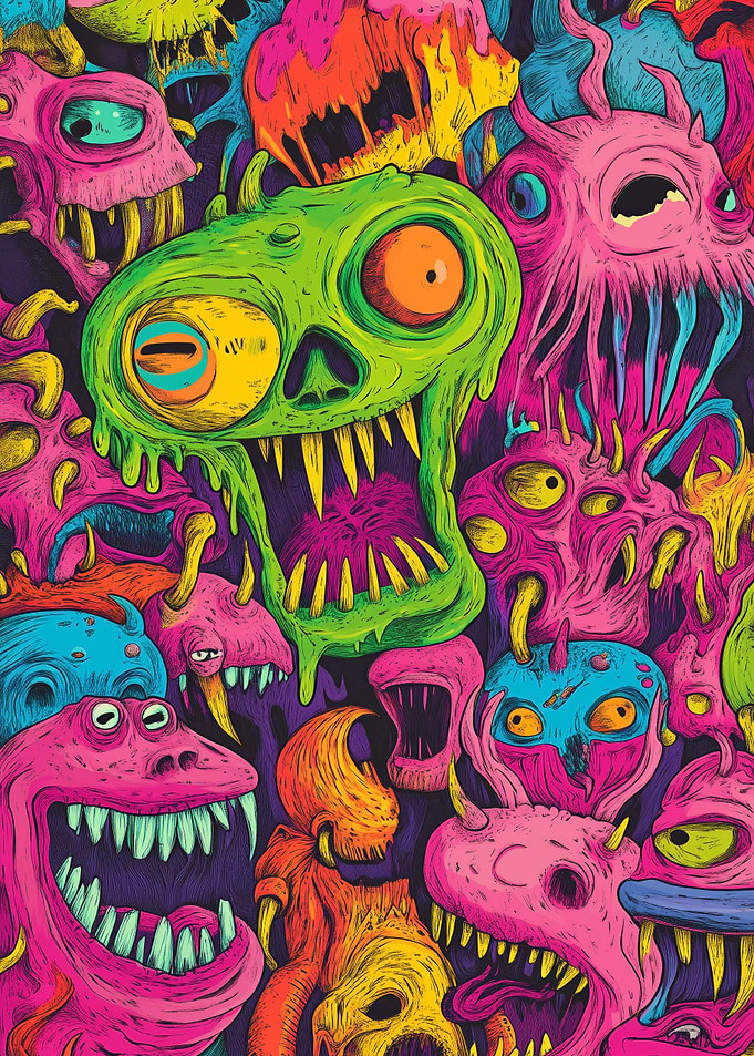 Colorful Monster Mash