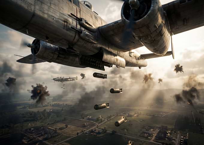 World War II Bomber Raid