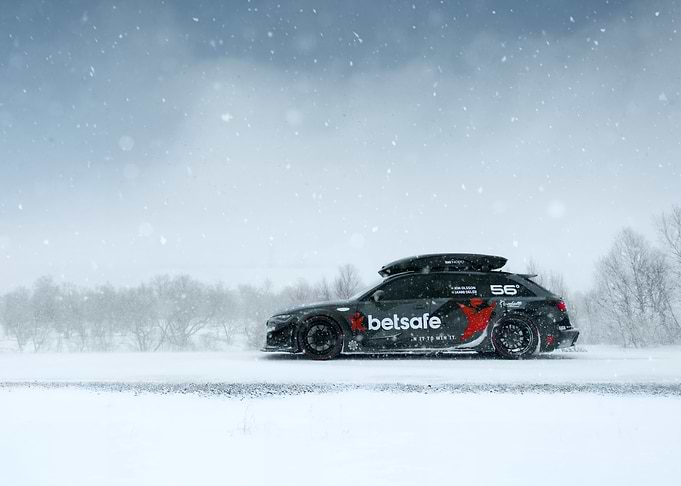 Car in Snowstorm