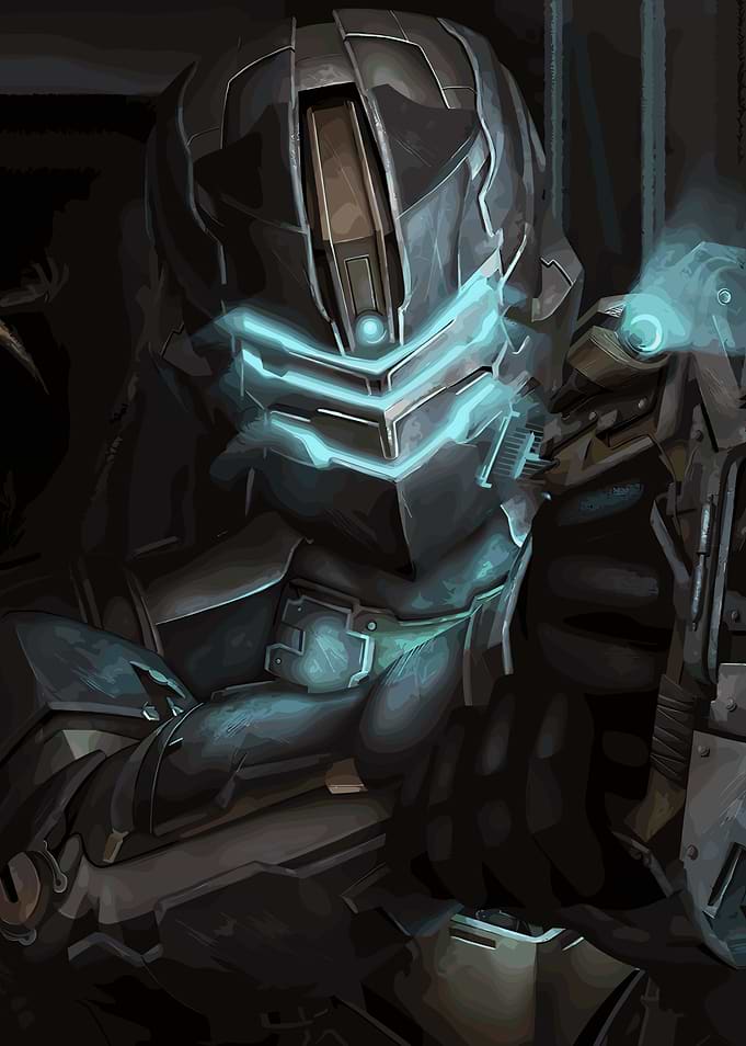 Dead Space Isaac Clarke Illustration