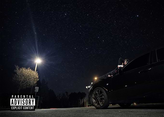 Under the night sky