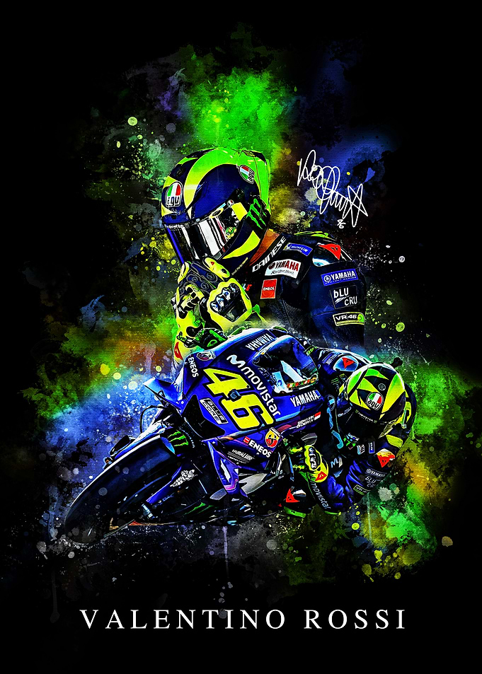 Valentino Rossi Motorcycle Racing